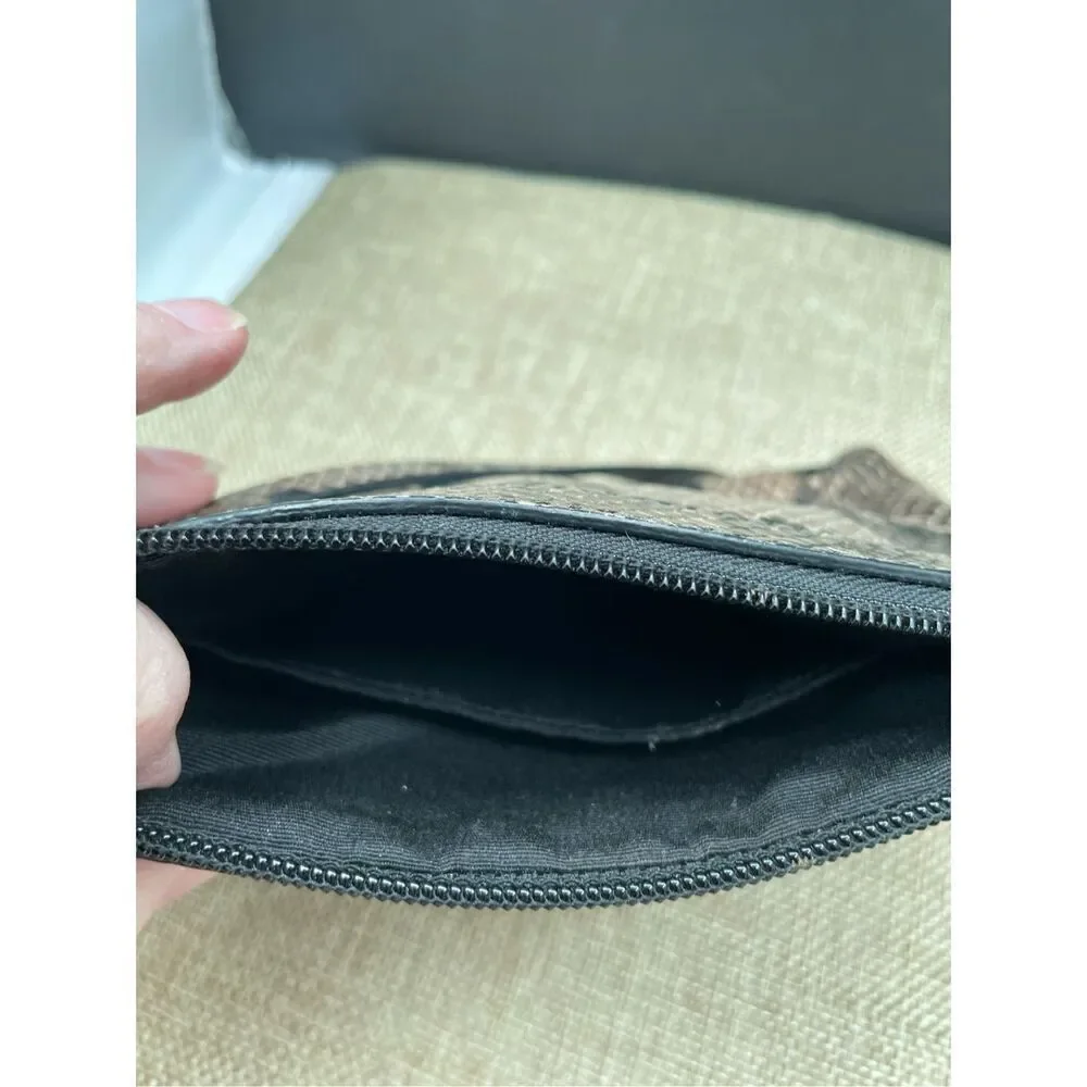 Coach Snake Print Wristlet